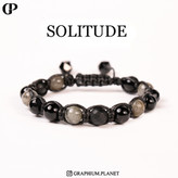 دستبند Solitude با سنگ عقیق و سنگ لابرادوریت و سنگ انیکس